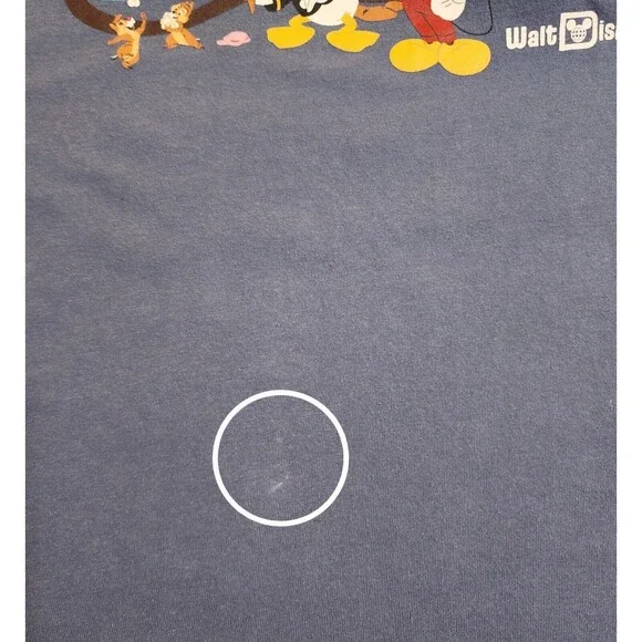 Walt Disney World Graphic T-Shirt Size XS 50th Anniversary Blue Long Sleeve - Picture 9 of 9